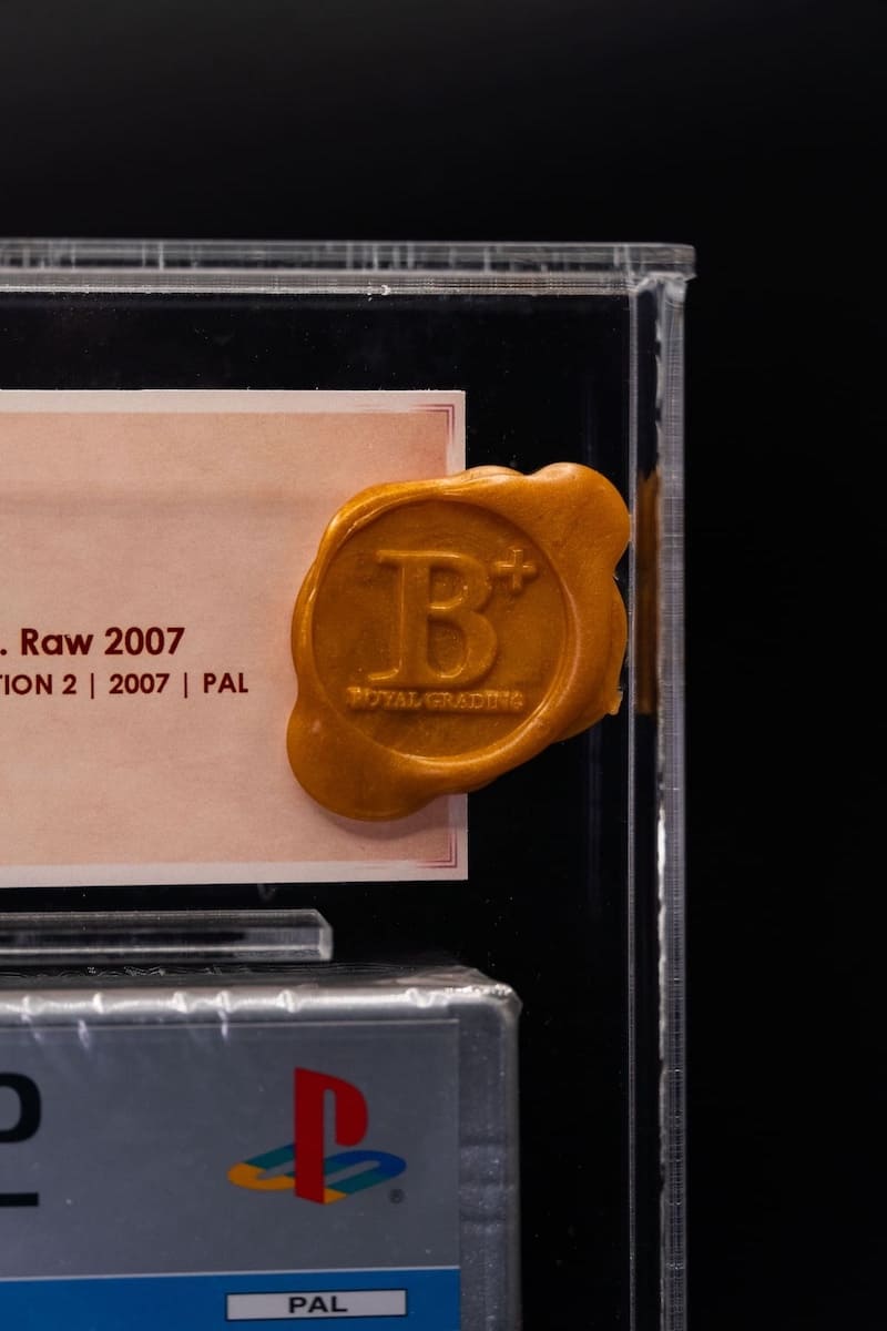Royal Grading custom wax seal